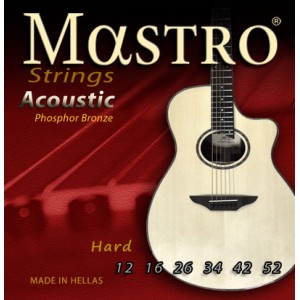 Χορδές Ακουστικής Κιθάρας Mastro 012-052 Phosphor Bronze Χορδές